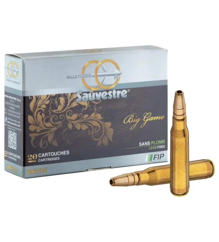 Balles de chasse Sauvestre 8 x 68 S - spéciale battue 