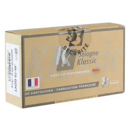 Balles de chasse sologne 45/70 Governement 