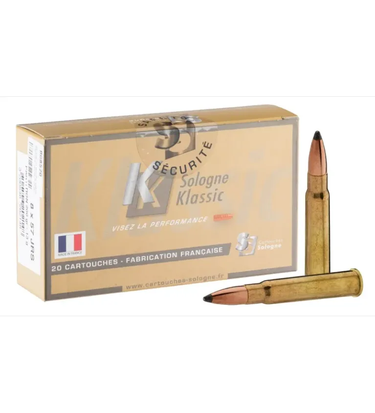 Balles de chasse Sologne 8 x 57 JRS 