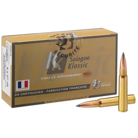 Balles de chasse Sologne 8 x 57 JS 
