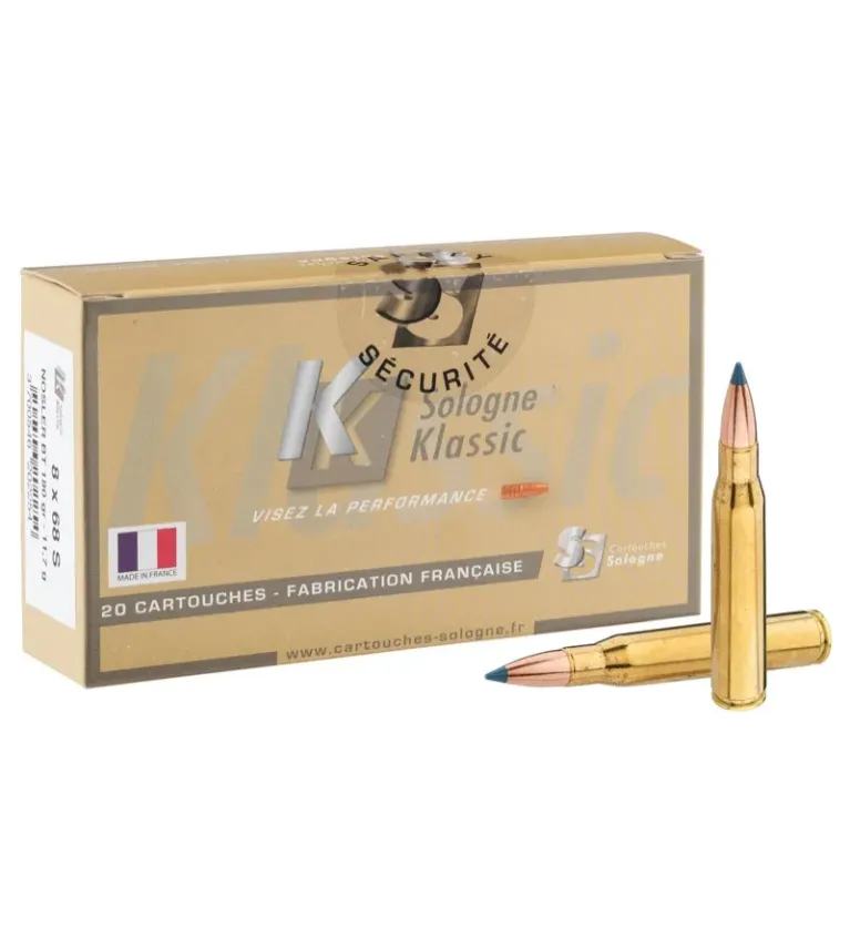 Balles de chasse Sologne 8 x 68 S  