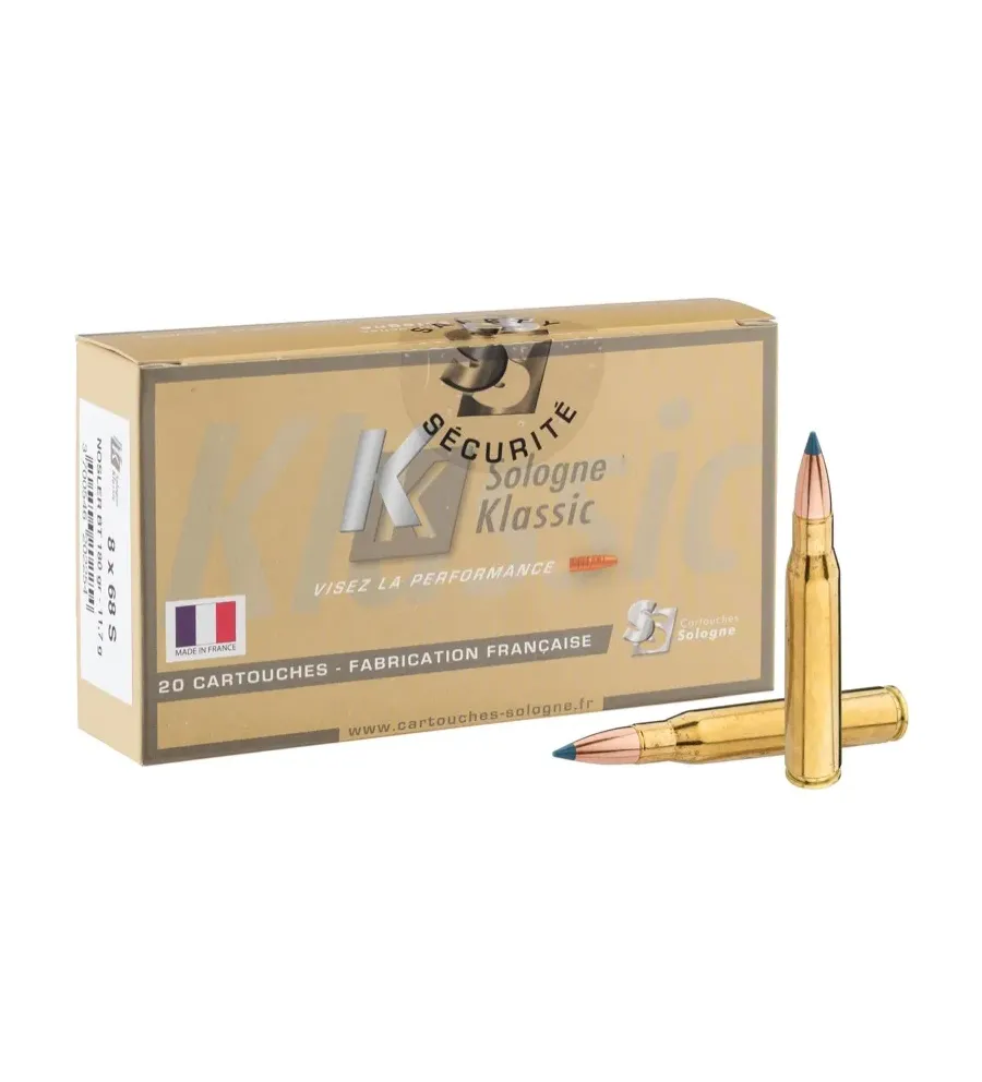 Balles de chasse Sologne 8 x 68 S Balles de chasse Sologne 8 x 68 S