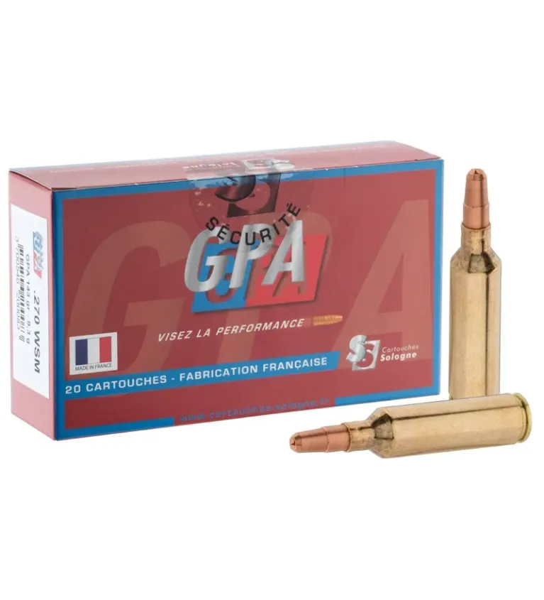 Balles de chasse Sologne GPA .270 WSM 