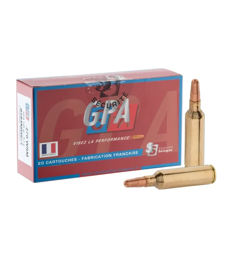 Balles de chasse Sologne GPA .270 WSM Balles de chasse Sologne GPA .270 WSM