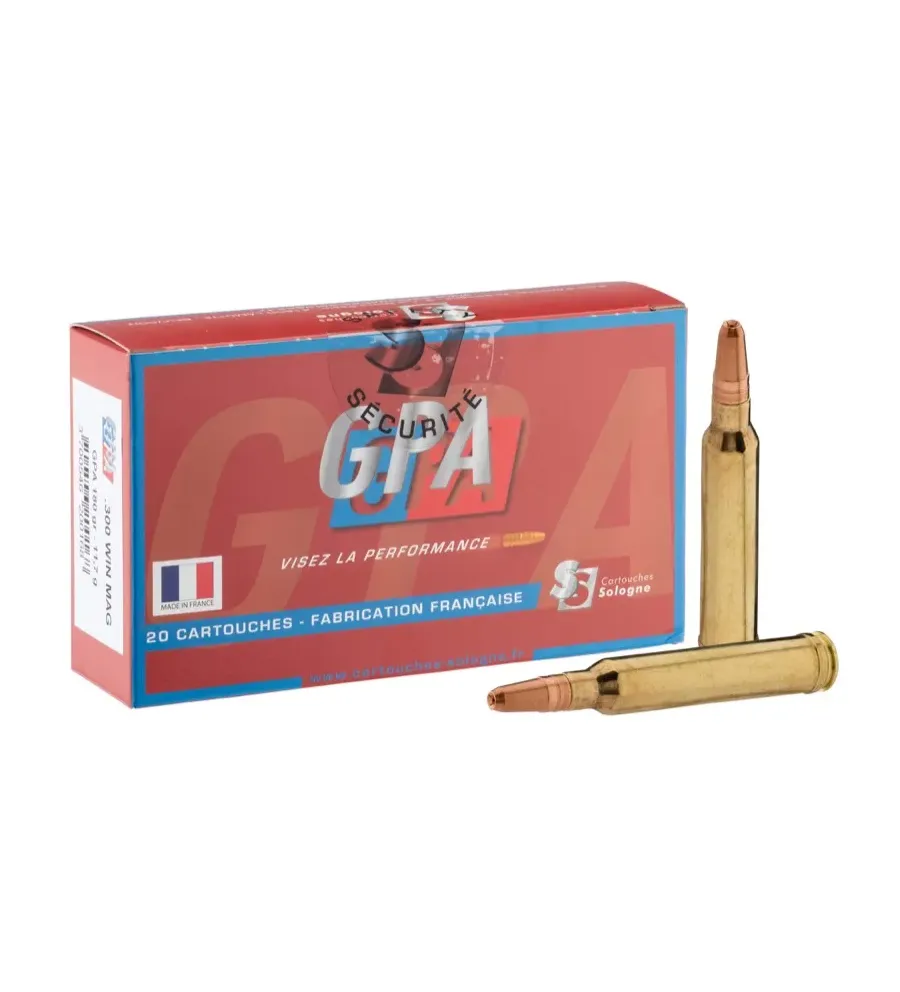 Balles de chasse Sologne GPA .300 Win Mag Balles de chasse Sologne GPA .300 Win Mag