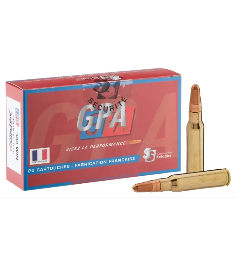 Balles de chasse Sologne GPA .308 Win 