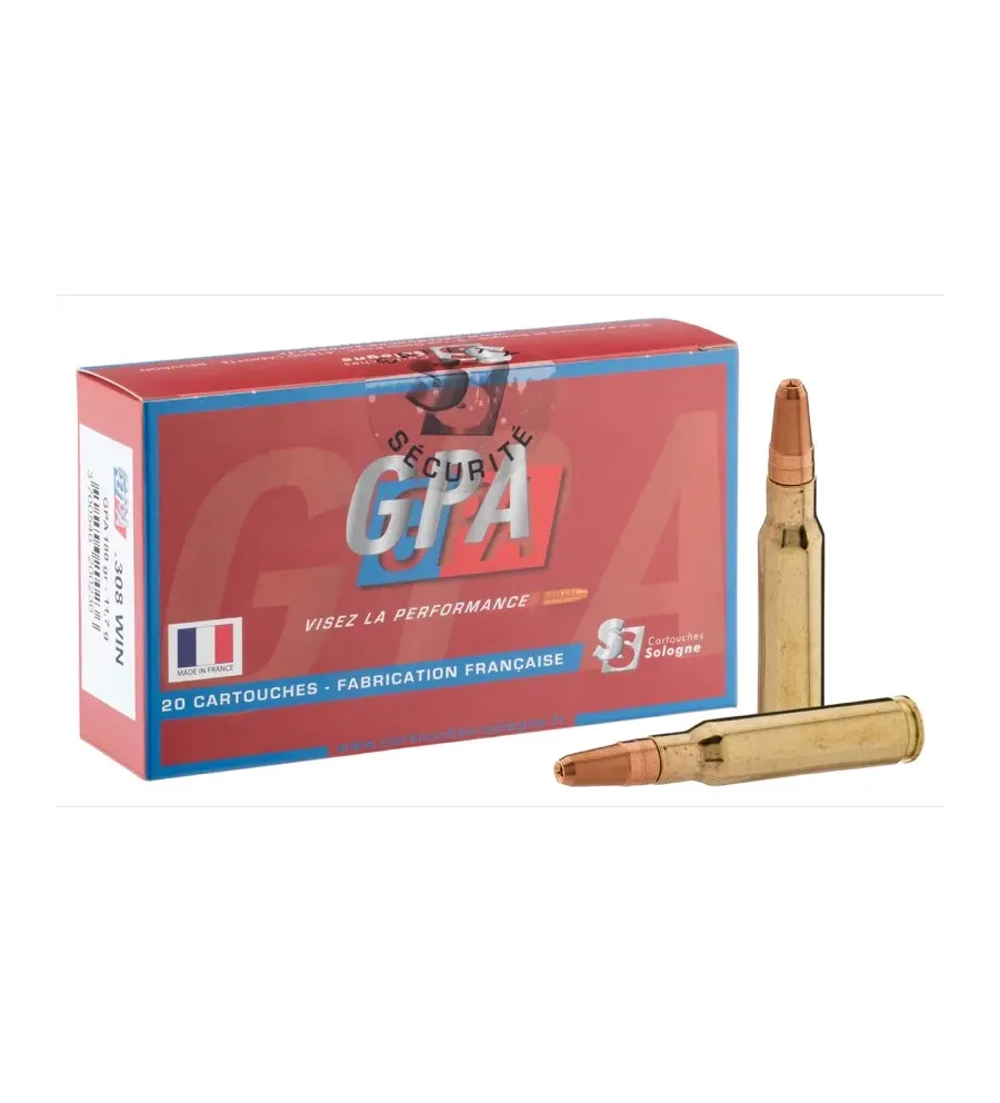 Balles de chasse Sologne GPA .308 Win Balles de chasse Sologne GPA .308 Win