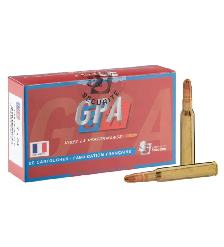 Balles de chasse Sologne GPA 7x64 