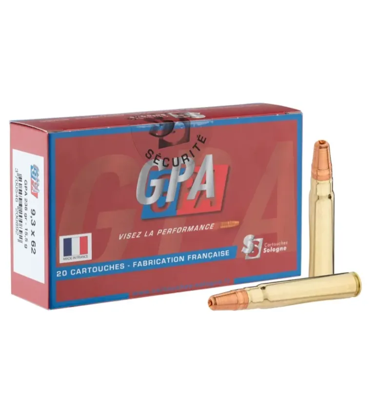 Balles de chasse Sologne GPA 9.3 x 62  
