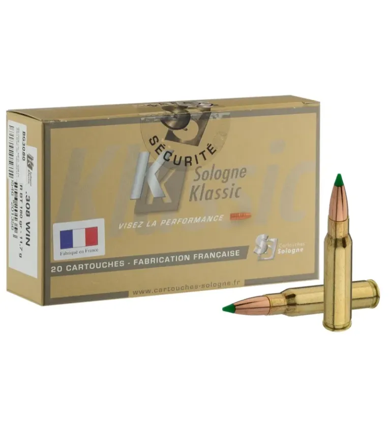 Balles de chasse Sologne .308 Win  