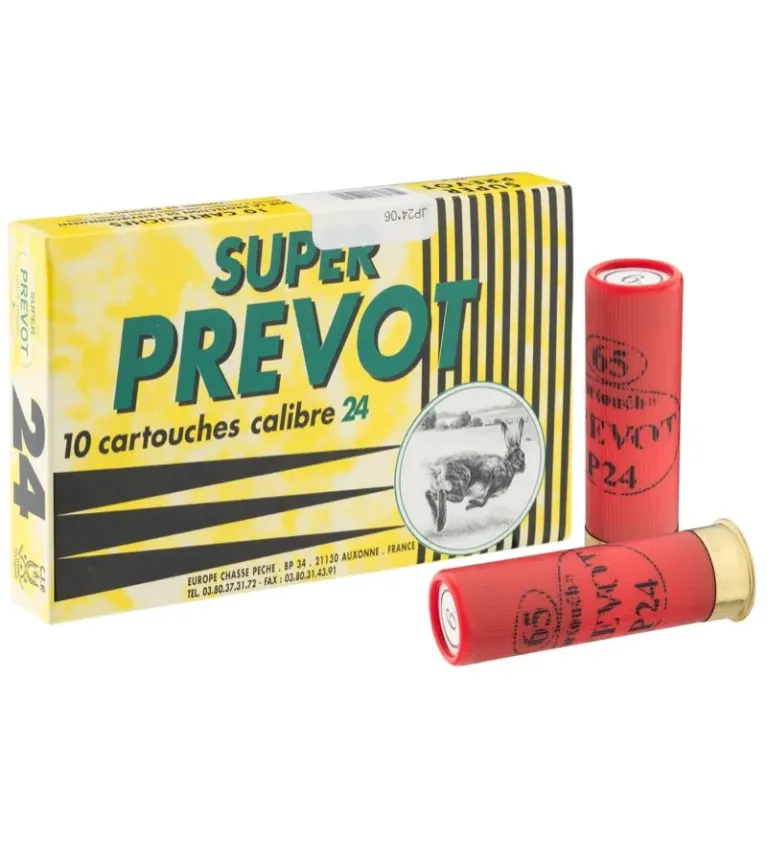 Cartouches Prévot Super Bourre Jupe - Cal. 24/65  