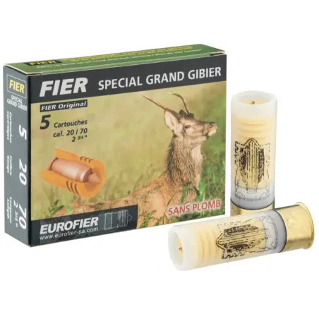 Cartouches Fier à balle Classic  20 g sans plomb - Cal. 20/70 