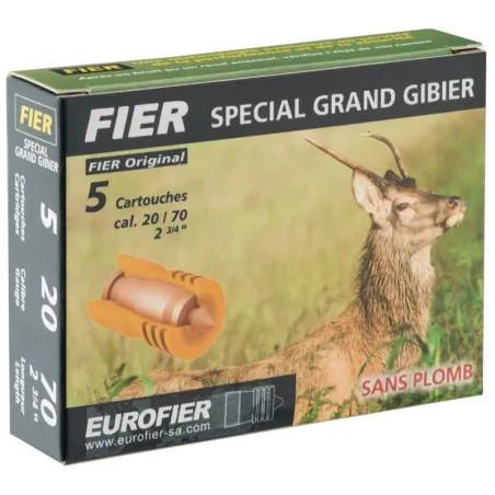 Cartouches Fier à balle Classic  20 g sans plomb - Cal. 20/70 
