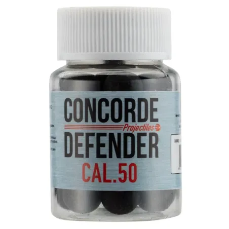 Cal. 50 - Billes de Défense caoutchouc -Pot de 30 billes 