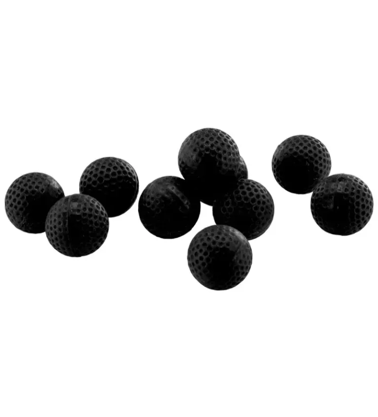 Cal. 50 - Billes de Défense caoutchouc- Tube de 10 billes 