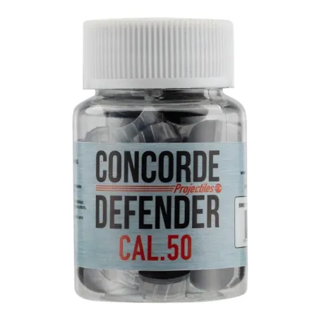 Cal. 50 - Billes de Défense à ailettes caoutchouc - Pot de 30 munitions Sniper 