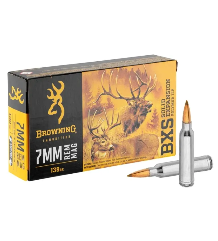 Balles de chasse Browning cal. 7 mm Rem 