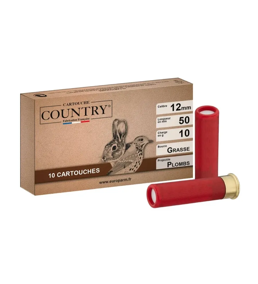 Cartouches Country - Cal 12 mm Cartouches Country - Cal 12 mm