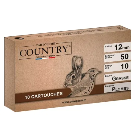 Cartouches Country - Cal 12 mm 