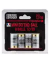 4 cartouches Mini Defend-Ball cal. 12/50 à balle Elastomere Bior 