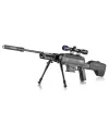 Carabine à air comprimé 7.5 à 24 J Black Ops sniper cal. 4,5 mm 