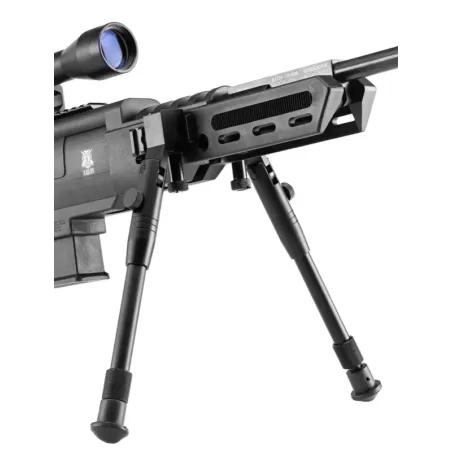 Carabine à air comprimé 7.5 à 24 J Black Ops sniper cal. 4,5 mm 