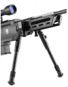 Carabine à air comprimé 7.5 à 24 J Black Ops sniper cal. 4,5 mm 