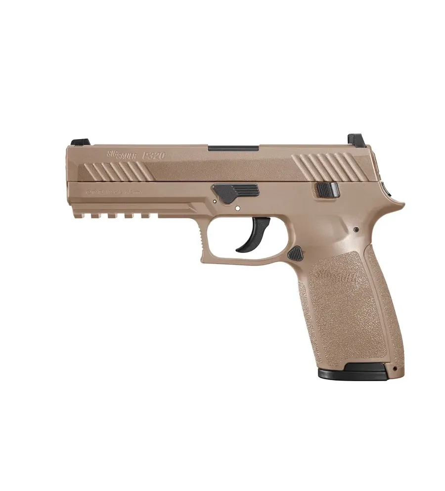 Pistolet Sig Sauer P320 CO2 4,5 mm à plomb FDE Pistolet Sig Sauer P320 CO2 4,5 mm à plomb FDE