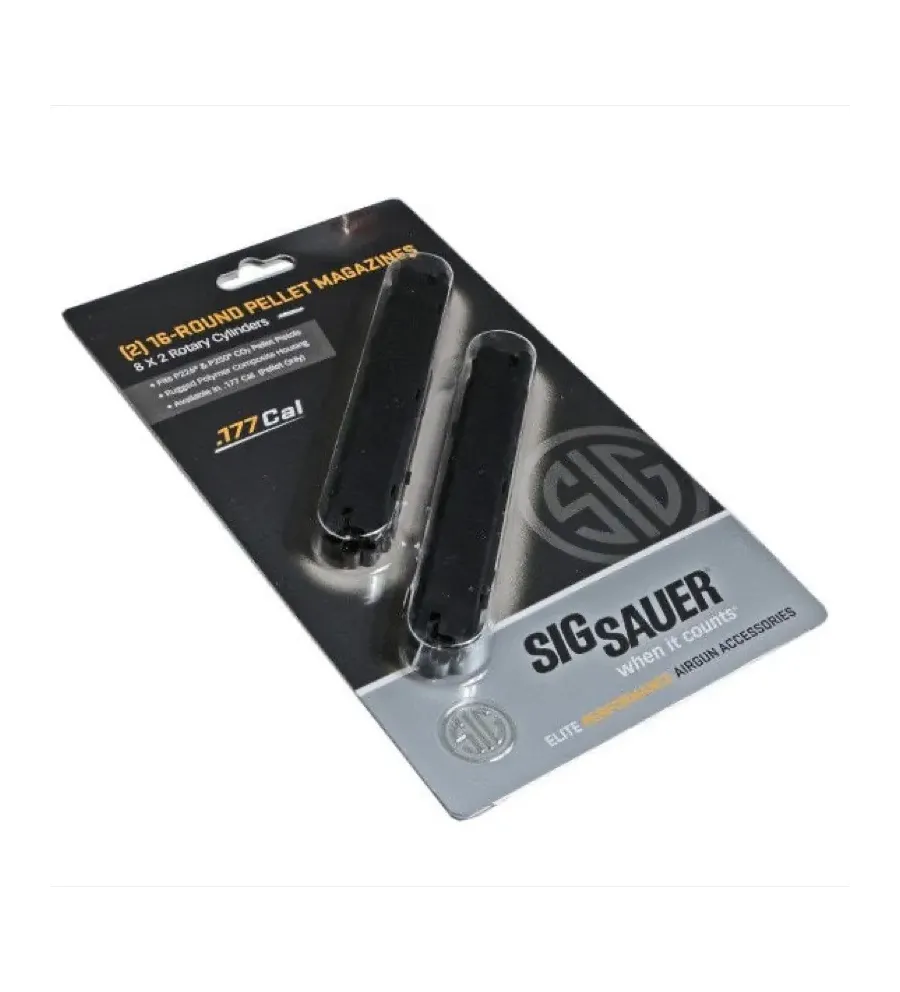 Pack de 2 chargeurs 16 coups pour Sig Sauer P226 CO2 4,5 