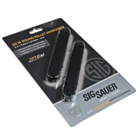 Pack de 2 chargeurs 16 coups pour Sig Sauer P226 CO2 4,5 