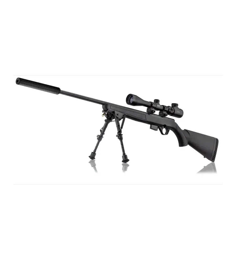 Pack Mossberg Plinkster 817 en 17HMR + Lunette + Bipied + Silencieux Pack Mossberg Plinkster 817 en 17HMR + Lunette + Bipied + Silencieux