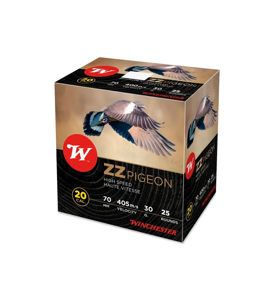 Cartouches Winchester ZZ Pigeon - Cal. 20/70  