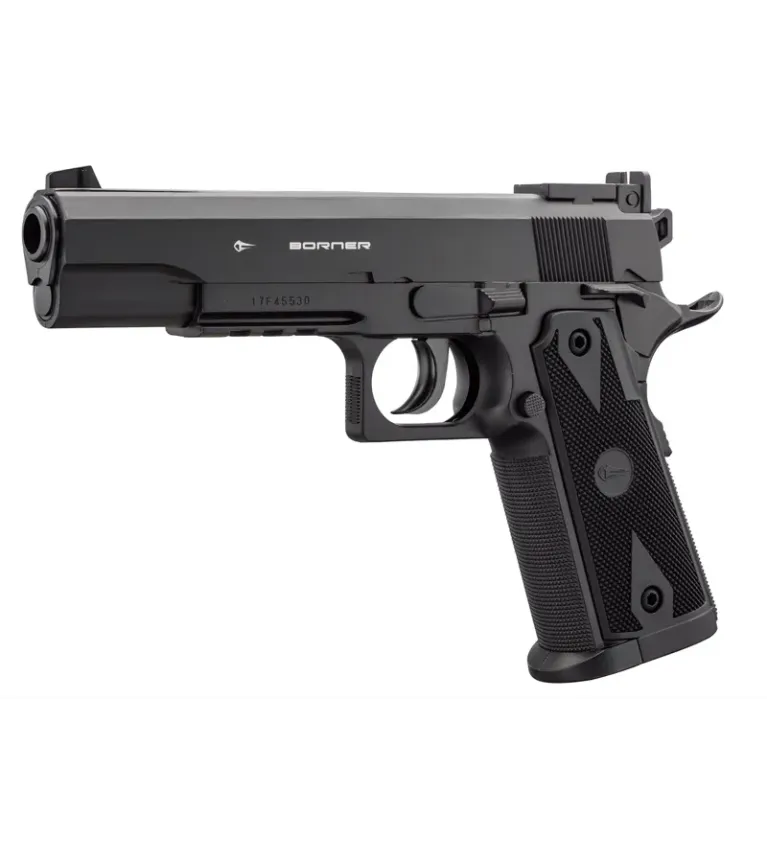 Pistolet CO2 culasse fixe BORNER POWERWIN 304 Cal. 4.5mm BB's 