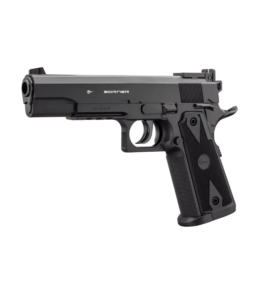 Pistolet CO2 culasse fixe BORNER POWERWIN 304 Cal. 4.5mm BB's Pistolet CO2 culasse fixe BORNER POWERWIN 304 Cal. 4.5mm BB's