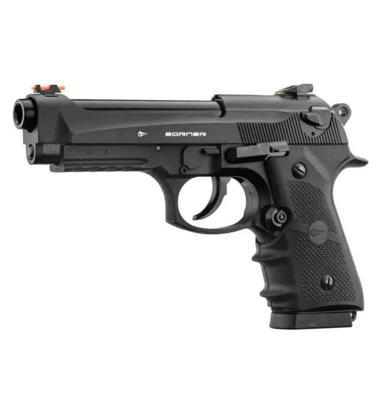 Pistolet CO2 culasse mobile BORNER SPORT 331 cal. 4.5mm BB's 