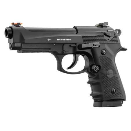 Pistolet CO2 culasse mobile BORNER SPORT 331 cal. 4.5mm BB's 