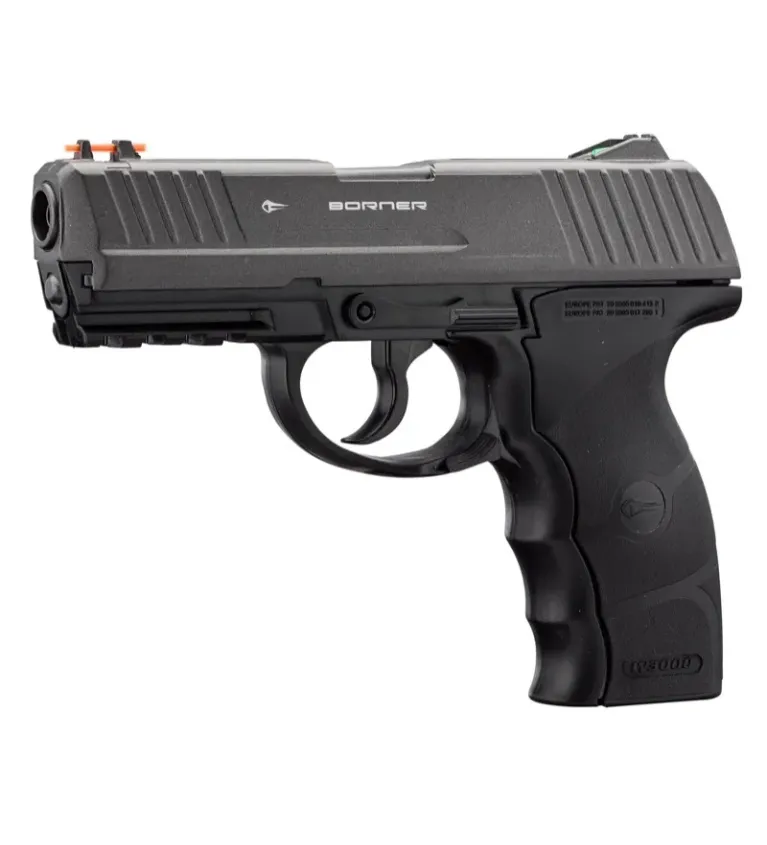 Pistolet CO2 culasse fixe BORNER W3000 Cal. 4.5mm BB's 