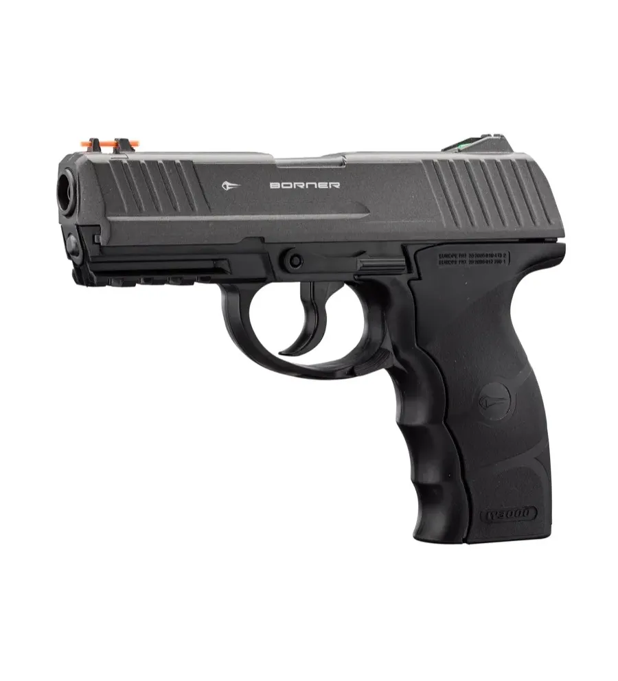 Pistolet CO2 culasse fixe BORNER W3000 Cal. 4.5mm BB's Pistolet CO2 culasse fixe BORNER W3000 Cal. 4.5mm BB's