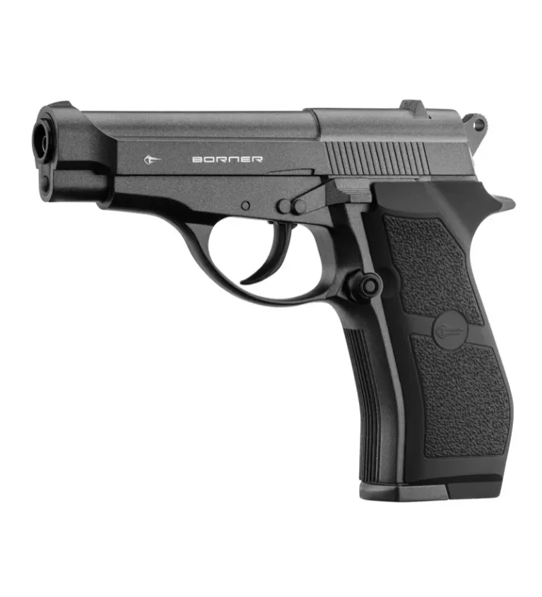 Pistolet CO2 culasse fixe BORNER M84 Cal. 4.5mm BB's 