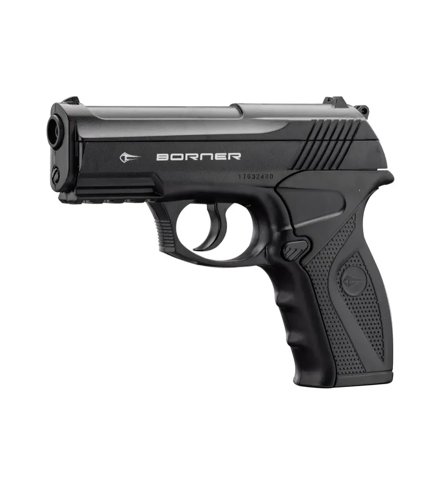 Pistolet CO2 culasse fixe BORNER C11 Cal. 4.5mm BB's Pistolet CO2 culasse fixe BORNER C11 Cal. 4.5mm BB's