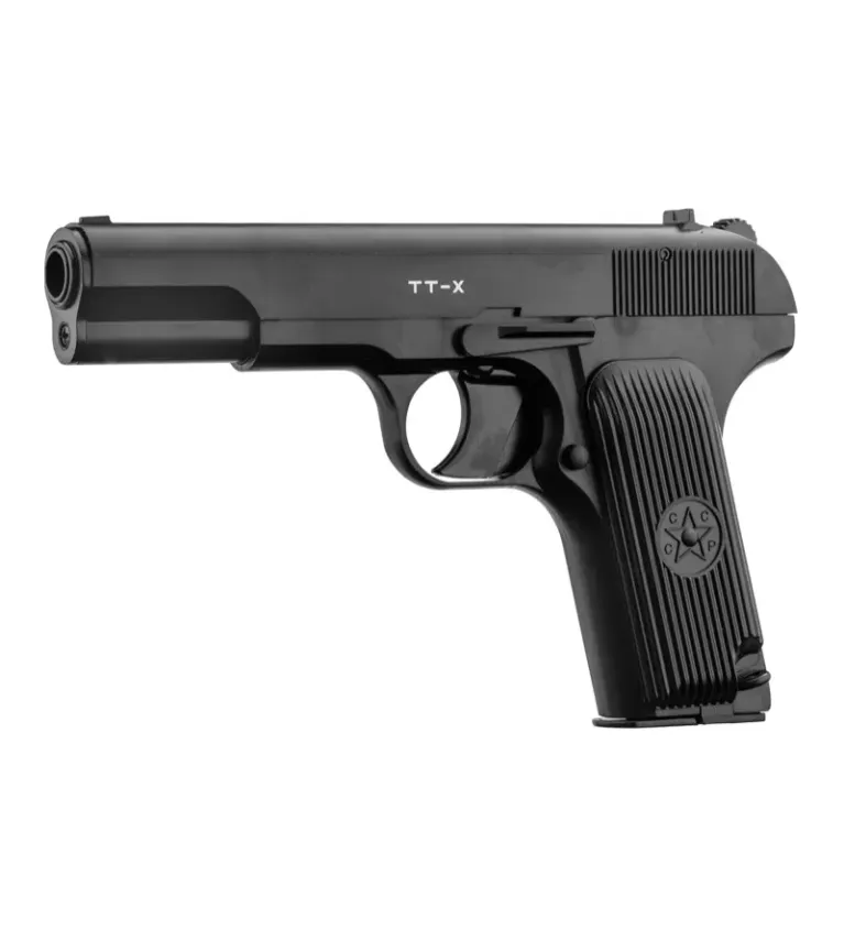 Pistolet CO2 culasse fixe BORNER TT-X Tokarev Cal. 4.5mm BB's 