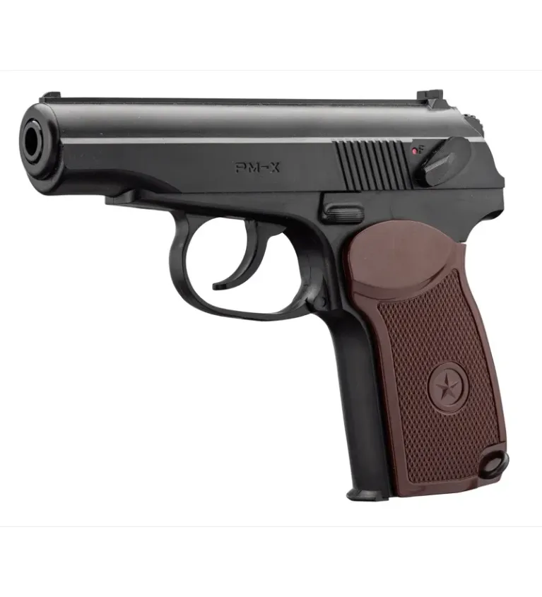 Pistolet CO2 culasse fixe BORNER PM-X Cal. 4.5mm BB's 