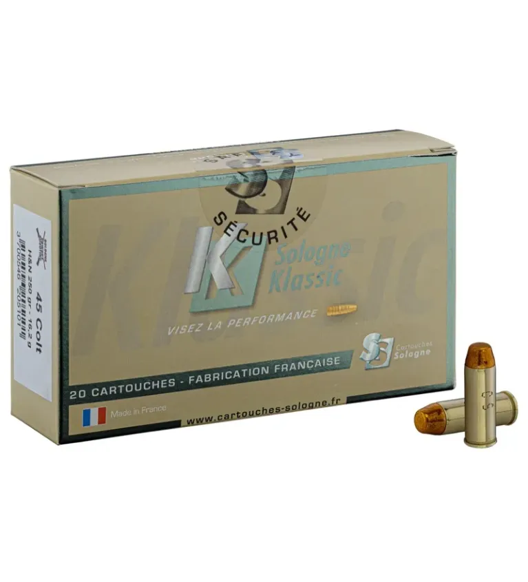 Balles de chasse Sologne Calibre . 45 Colt 