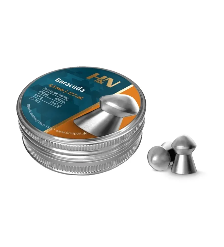 Plombs Baracuda H&N SPORT 4,5 mm & 5,5 mm Plombs Baracuda H&N SPORT 4,5 mm & 5,5 mm