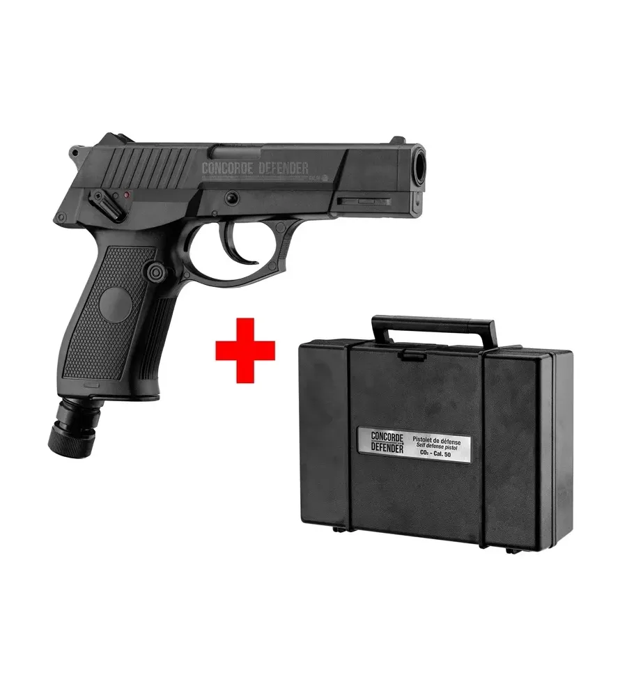 Pistolet Concorde Defender CO2 cal. 50 à balles caoutchouc Pistolet Concorde Defender CO2 cal. 50 à balles caoutchouc
