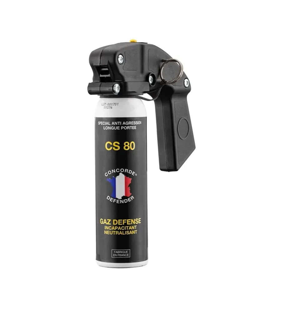 Aérosol GAZ CS 100 ml avec poignée Aérosol GAZ CS 100 ml avec poignée