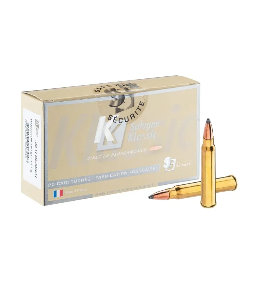 Balles de chasse Sologne 30R Blaser Balles de chasse Sologne 30R Blaser