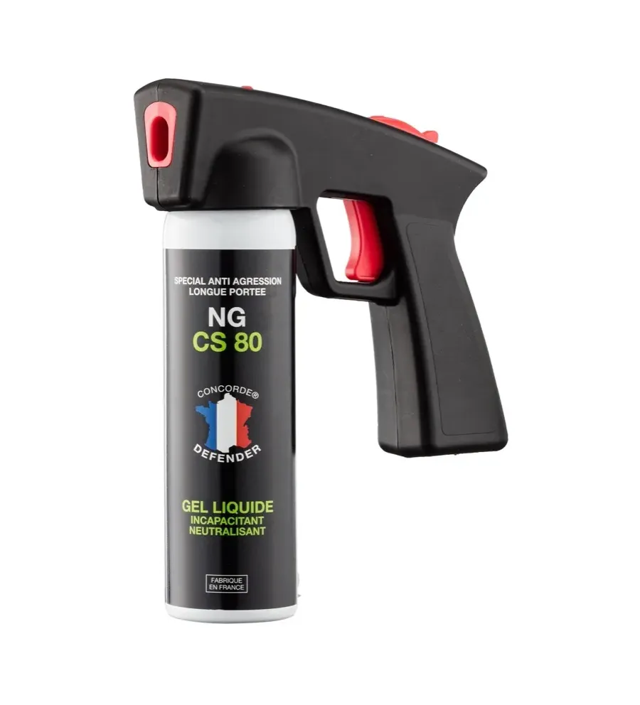 Aérosol GEL CS 80 100 ml avec poignée - Nouvelle génération Aérosol GEL CS 80 100 ml avec poignée - Nouvelle génération
