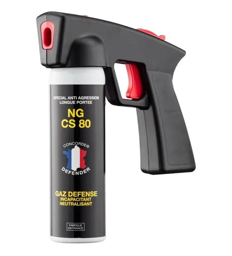 Aérosol GAZ CS 100 ml avec poignée - Nouvelle génération 