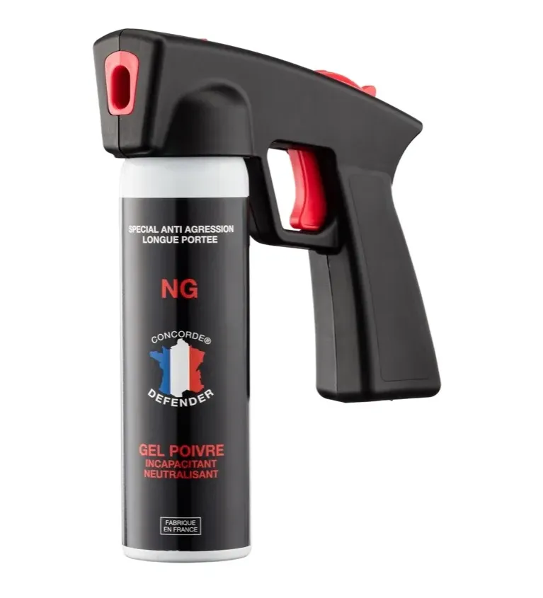Aérosol GEL POIVRE 100 ml avec poignée - Nouvelle génération 